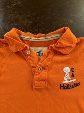 Usado, RARO! Camisa polo Hollister bordada logotipo surfista XL laranja BOM! RARO! comprar usado  Enviando para Brazil