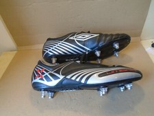 Chuteiras de futebol UMBRO Revolution X SG Sn7 pretas tamanho UK12 EU47 US13, usado comprar usado  Enviando para Brazil