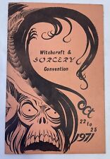 Witchcraft and Sorcery Convention Program 1971 Vintage Los Angeles RARE comprar usado  Enviando para Brazil