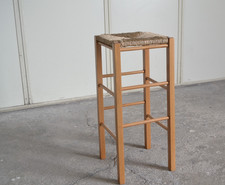 Sgabello legno noce usato  Maddaloni