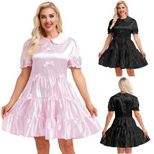 Damen satin minikleid gebraucht kaufen  Bremen