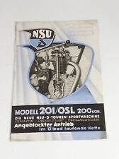 Riginal prospekt nsu gebraucht kaufen  Backnang