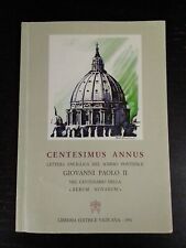 Centesimus annus lettera usato  Novara