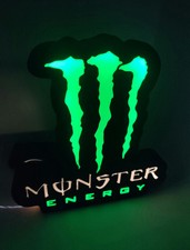 Logo Figurine Monster Énergy, Lumière Led, Décoration D'intérieur, USB na sprzedaż  Wysyłka do Poland