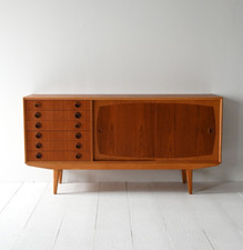 MidCentury Sideboard teak e rovere anni ’50/’60, design scandinavo vintage, 50s comprar usado  Enviando para Brazil