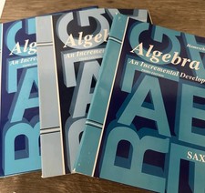 Saxon algebra set for sale  Purcell