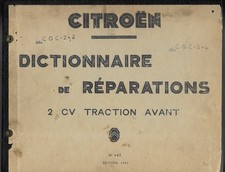 Citroen dictionnaire réparati d'occasion  Seynod