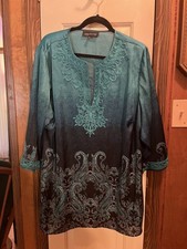 Blouse pullover teal for sale  Fountain Inn