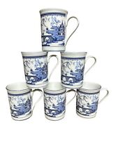 Blue willow mug for sale  RHYL