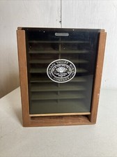 RARO Napa Valley Box Company 16 Slot Suporte de Madeira Prateleira de Armazenamento Jogos Atari comprar usado  Enviando para Brazil