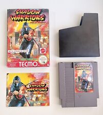COMPLETO Shadow Warriors Ninja Gaiden. Sistema de entretenimento Nintendo NES PAL CIB, usado comprar usado  Enviando para Brazil