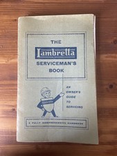Lambretta serviceman book for sale  BEDFORD
