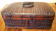 Coffret ancien vannerie d'occasion  Paris XI