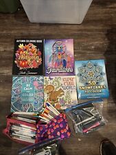 Lot adult coloring for sale  Becker