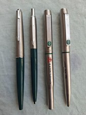 Caneta-tinteiro e esferográfica Parker 25 e Parker 45 verde comprar usado  Enviando para Brazil