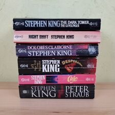Lot Of 6 - Stephen King Paperback Novels Dark Tower Night Shift Cujo Black House comprar usado  Enviando para Brazil