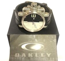 RELÓGIO SUÍÇO MASCULINO OAKLEY CAIXA DE CÂMBIO Caixa de Aço Inoxidável Escovada Mostrador Colorido Dividido Raro comprar usado  Enviando para Brazil
