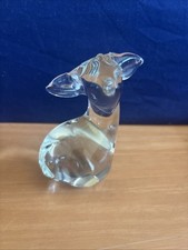 Vintage deer glass for sale  EVESHAM