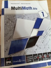Multimath.blu codice isbn usato  Taranto