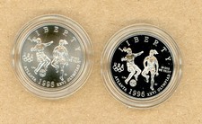 Moedas comemorativas de meio dólar à prova de futebol dos Jogos Olímpicos de Atlanta 1996 S e UNC comprar usado Moedas comemorativas de meio dólar à prova de futebol dos Jogos Olímpicos de Atlanta 1996 S e UNC comprar usado  Enviando para Brazil