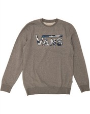 Moletom gráfico masculino VANS grande cinza algodão DF50, usado comprar usado  Enviando para Brazil