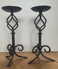 Candle holders black for sale  UK