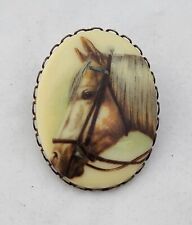 brooch porcelain horses for sale  Bryn Mawr