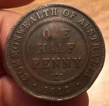 Moneta half penny usato  Olbia