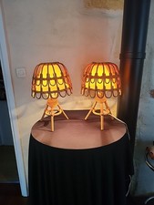 Paire lampes vintage d'occasion  Eysines