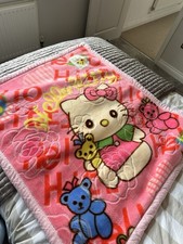 Hello kitty fleece for sale  HUNTINGDON