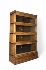 Antique bookcase solid for sale  LICHFIELD