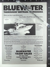 1982 advertisement bluewater for sale  Lodi