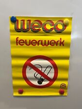 Weco feuerwerk werbeposter gebraucht kaufen  Frankenberg