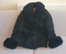 Black suede jacket for sale  NORTHWICH