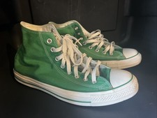 Tênis tamanho 10 Converse All Star verde raro Y2K cano alto grunge retrô, usado comprar usado  Enviando para Brazil