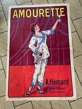 Affiche ancienne liqueur d'occasion  Vaux-sur-Mer