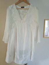 Robe tunique blanche d'occasion  Nantes-