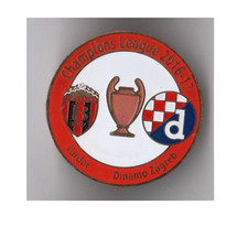 Distintivo de broche de futebol Dínamo Zagreb Croácia - Vardar Macedônia 2016-2017 #11 comprar usado  Enviando para Brazil