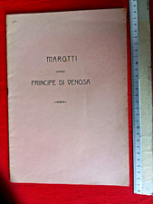 Marotti contro principe usato  Filottrano