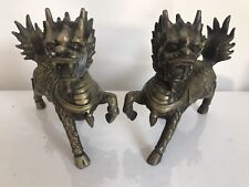 Chinese brass pair for sale  LONDON
