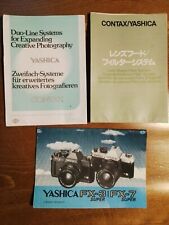 Libretti istruzioni yashica usato  Roma
