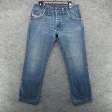 Jeans Diesel Masculino 31x29* Azul Backler Botão Especial Mosca Desbotada Lavagem Escura Denim, usado comprar usado  Enviando para Brazil