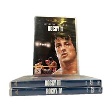 Rocky 2 3 4 DVD Box Set 3 Filme Boxe Esporte Drama Postagem Grátis, usado comprar usado  Enviando para Brazil