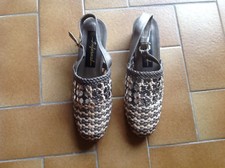 Chaussures tressées bronze d'occasion  Mordelles