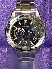 Usado, Relógio de rádio solar Casio Oceanus Manta OCW-S1200G-1AJF, dourado, usado comprar usado  Enviando para Brazil
