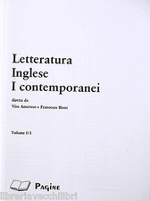 Letteratura inglese vol usato  Salerno