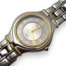 Citizen Exceed Euro Gold Combo 3H relógio feminino mostrador prateado usado no113 comprar usado  Enviando para Brazil