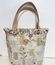 Usado, NOVA Bolsa Tote Feita à Mão Cross Patchwork Bíblia Cristã Floral Faffygiraffe comprar usado  Enviando para Brazil