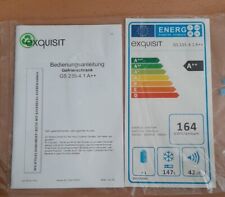 Bedienungsanleitung exquisit g gebraucht kaufen  Wittlich-Umland