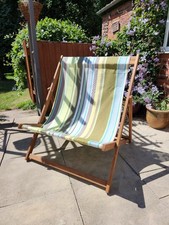 Southsea deckchairs wooden for sale  STOKE-ON-TRENT